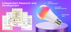 Smart WiFi LED Bulb E26 - RGB+CCT Tunable 15W, 1200LM, Alexa & Google Home Compatible for North America