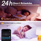 Smart WiFi LED Bulb E26 - RGB+CCT Tunable 15W, 1200LM, Alexa & Google Home Compatible for North America
