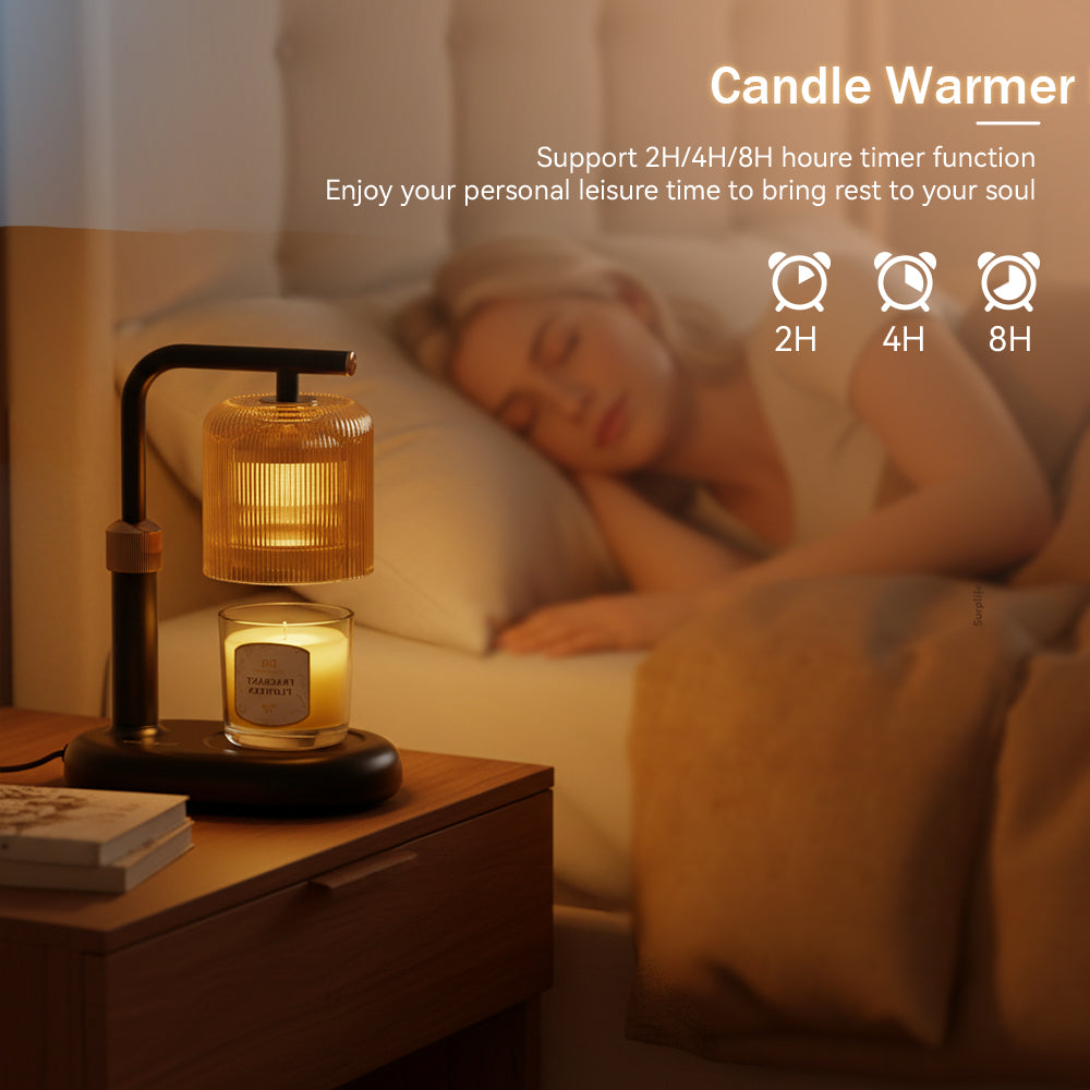 Elevate Your Space, Safely: Adjustable Candle Warmer Lamp