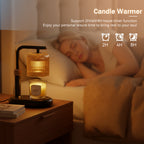 Elevate Your Space, Safely: Adjustable Candle Warmer Lamp